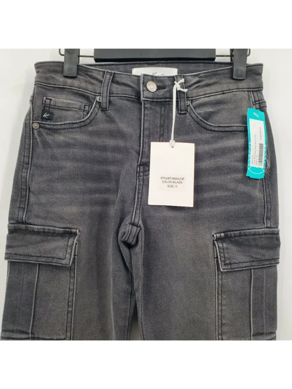 KanCan Nyla Mid Rise Baby Boot Jeans Denim Pants Women Size 0 NWT FLAW